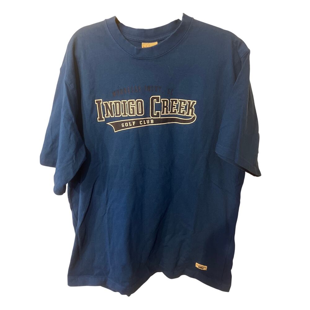 Oarsman 913 Men’s T-Shirt XL Blue Indian Creek Golf Club Cotton Casual Tee